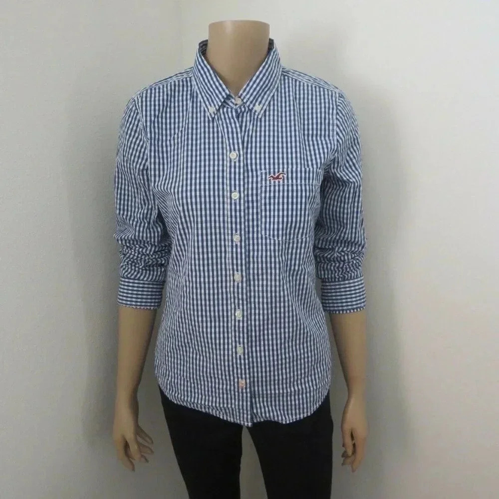 Hollister Plaid Shirt Size Medium Button Down